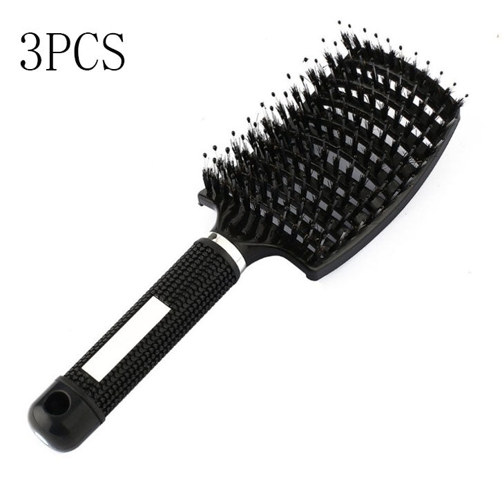 Hairbrush Anti Klit Brushy Haarborstel Women Detangler Hair Brush Bristle Nylon Scalp Massage Teaser Hair Brush Comb - VibraStore