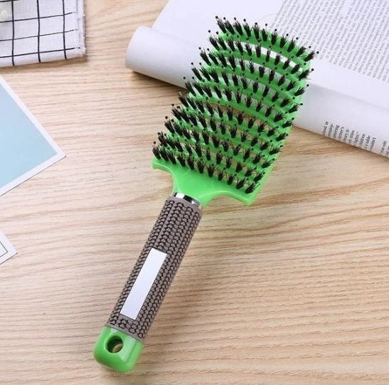 Hairbrush Anti Klit Brushy Haarborstel Women Detangler Hair Brush Bristle Nylon Scalp Massage Teaser Hair Brush Comb - VibraStore