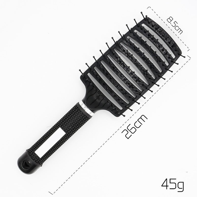 Hairbrush Anti Klit Brushy Haarborstel Women Detangler Hair Brush Bristle Nylon Scalp Massage Teaser Hair Brush Comb - VibraStore