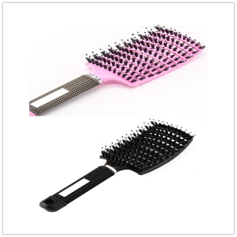 Hairbrush Anti Klit Brushy Haarborstel Women Detangler Hair Brush Bristle Nylon Scalp Massage Teaser Hair Brush Comb - VibraStore