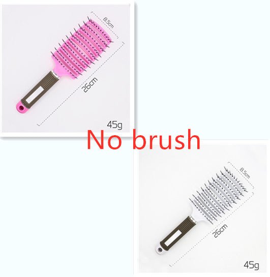 Hairbrush Anti Klit Brushy Haarborstel Women Detangler Hair Brush Bristle Nylon Scalp Massage Teaser Hair Brush Comb - VibraStore