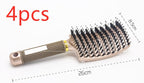 Hairbrush Anti Klit Brushy Haarborstel Women Detangler Hair Brush Bristle Nylon Scalp Massage Teaser Hair Brush Comb - VibraStore