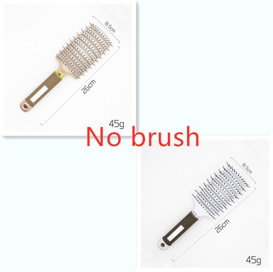 Hairbrush Anti Klit Brushy Haarborstel Women Detangler Hair Brush Bristle Nylon Scalp Massage Teaser Hair Brush Comb - VibraStore