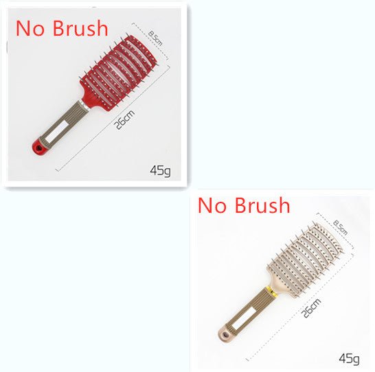 Hairbrush Anti Klit Brushy Haarborstel Women Detangler Hair Brush Bristle Nylon Scalp Massage Teaser Hair Brush Comb - VibraStore