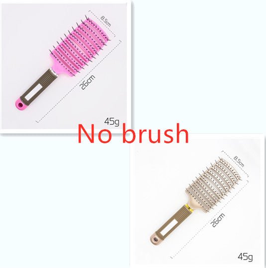 Hairbrush Anti Klit Brushy Haarborstel Women Detangler Hair Brush Bristle Nylon Scalp Massage Teaser Hair Brush Comb - VibraStore