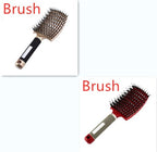 Hairbrush Anti Klit Brushy Haarborstel Women Detangler Hair Brush Bristle Nylon Scalp Massage Teaser Hair Brush Comb - VibraStore