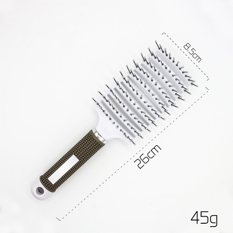 Hairbrush Anti Klit Brushy Haarborstel Women Detangler Hair Brush Bristle Nylon Scalp Massage Teaser Hair Brush Comb - VibraStore