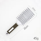 Hairbrush Anti Klit Brushy Haarborstel Women Detangler Hair Brush Bristle Nylon Scalp Massage Teaser Hair Brush Comb - VibraStore