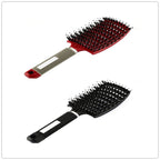Hairbrush Anti Klit Brushy Haarborstel Women Detangler Hair Brush Bristle Nylon Scalp Massage Teaser Hair Brush Comb - VibraStore