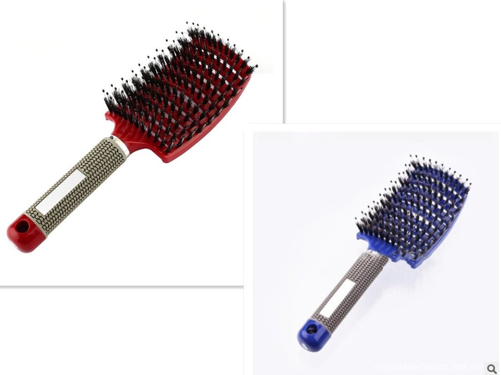 Hairbrush Anti Klit Brushy Haarborstel Women Detangler Hair Brush Bristle Nylon Scalp Massage Teaser Hair Brush Comb - VibraStore