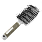 Hairbrush Anti Klit Brushy Haarborstel Women Detangler Hair Brush Bristle Nylon Scalp Massage Teaser Hair Brush Comb - VibraStore