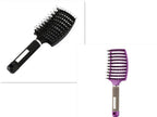 Hairbrush Anti Klit Brushy Haarborstel Women Detangler Hair Brush Bristle Nylon Scalp Massage Teaser Hair Brush Comb - VibraStore