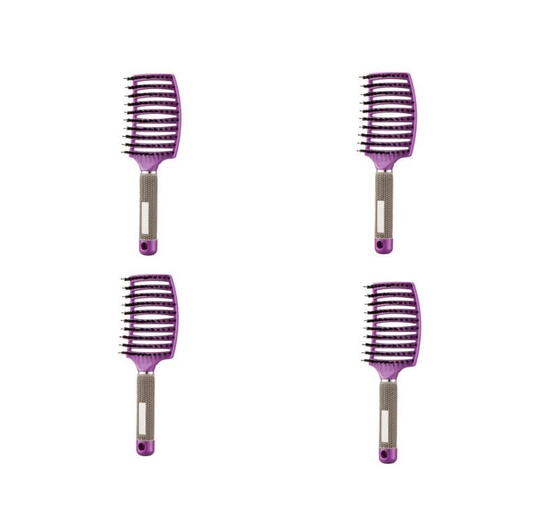 Hairbrush Anti Klit Brushy Haarborstel Women Detangler Hair Brush Bristle Nylon Scalp Massage Teaser Hair Brush Comb - VibraStore