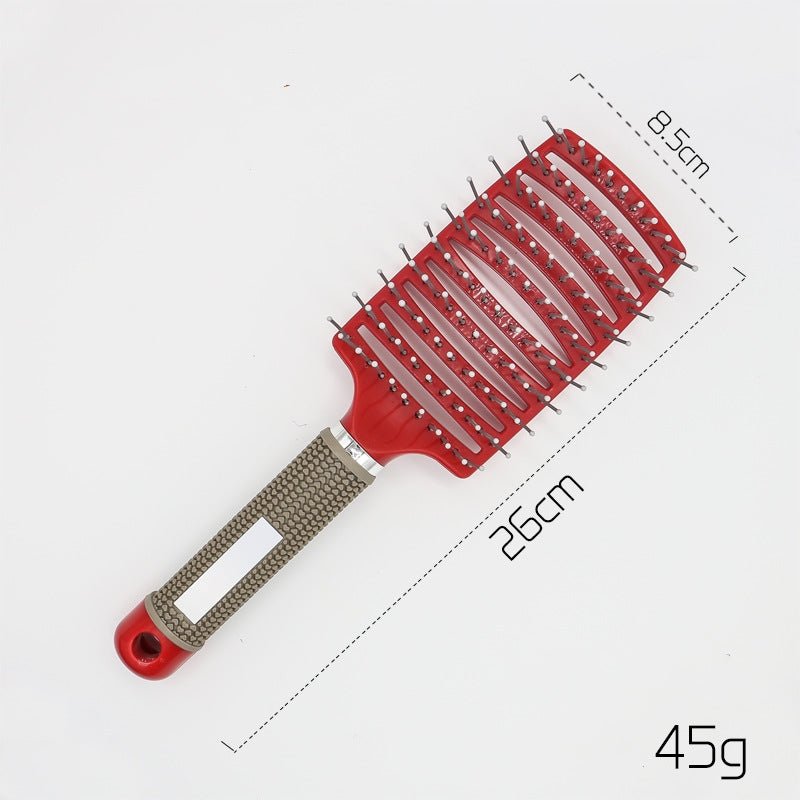 Hairbrush Anti Klit Brushy Haarborstel Women Detangler Hair Brush Bristle Nylon Scalp Massage Teaser Hair Brush Comb - VibraStore