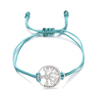 Hand - woven Red Rope Tree of Life Bracelet - VibraStore