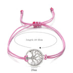 Hand - woven Red Rope Tree of Life Bracelet - VibraStore