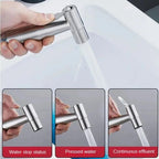 Handheld Bidet Sprayer Set 304 Stainless Steel Spray Gun Shower Handheld Toilet Bidet Faucet Sprayer Shower Nozzle Self Cleaning - VibraStore