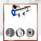 Handheld Bidet Sprayer Set 304 Stainless Steel Spray Gun Shower Handheld Toilet Bidet Faucet Sprayer Shower Nozzle Self Cleaning - VibraStore