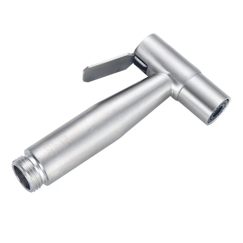 Handheld Bidet Sprayer Set 304 Stainless Steel Spray Gun Shower Handheld Toilet Bidet Faucet Sprayer Shower Nozzle Self Cleaning - VibraStore