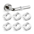 Handles Door Stopper Silicone Gel Door Stop Transparent Wall Protection Door Knob Bumper Furniture Protector Pad Handle Buffer - VibraStore