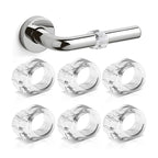 Handles Door Stopper Silicone Gel Door Stop Transparent Wall Protection Door Knob Bumper Furniture Protector Pad Handle Buffer - VibraStore