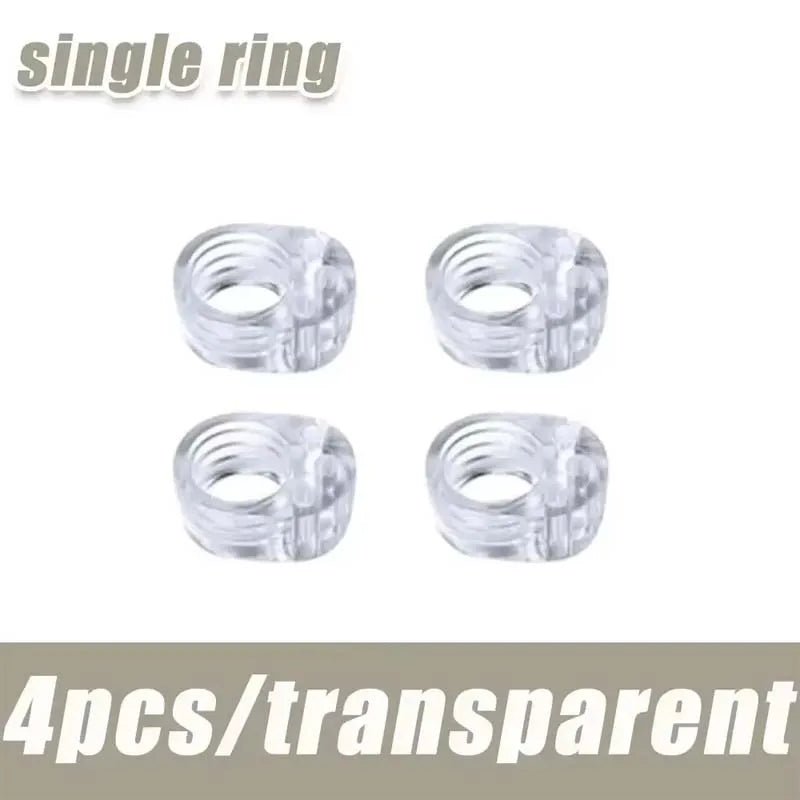 Handles Door Stopper Silicone Gel Door Stop Transparent Wall Protection Door Knob Bumper Furniture Protector Pad Handle Buffer - VibraStore