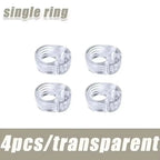 Handles Door Stopper Silicone Gel Door Stop Transparent Wall Protection Door Knob Bumper Furniture Protector Pad Handle Buffer - VibraStore