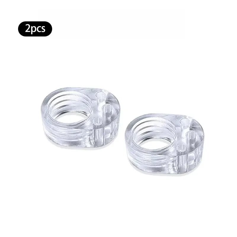 Handles Door Stopper Silicone Gel Door Stop Transparent Wall Protection Door Knob Bumper Furniture Protector Pad Handle Buffer - VibraStore