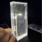 Handmade Snow Scene Night Light Desk Light Christmas Crafts Snowy Night Lamp Decor Arts And Crafts Night Street Lamps for Girl - VibraStore