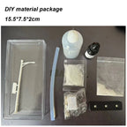 Handmade Snow Scene Night Light Desk Light Christmas Crafts Snowy Night Lamp Decor Arts And Crafts Night Street Lamps for Girl - VibraStore