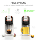 HiBREW Multiple Capsule Coffee Machine, Hot/Cold Dolce Gusto Milk Nespresso Capsule ESE Pod Ground Coffee Cafeteria 20Bar 5 in 1 - VibraStore