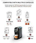 HiBREW Multiple Capsule Coffee Machine, Hot/Cold Dolce Gusto Milk Nespresso Capsule ESE Pod Ground Coffee Cafeteria 20Bar 5 in 1 - VibraStore