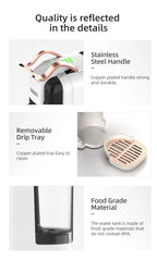 HiBREW Multiple Capsule Coffee Machine, Hot/Cold Dolce Gusto Milk Nespresso Capsule ESE Pod Ground Coffee Cafeteria 20Bar 5 in 1 - VibraStore