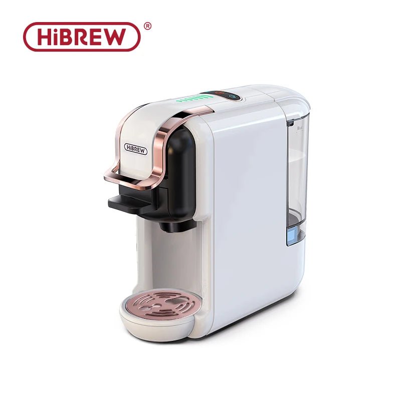 HiBREW Multiple Capsule Coffee Machine, Hot/Cold Dolce Gusto Milk Nespresso Capsule ESE Pod Ground Coffee Cafeteria 20Bar 5 in 1 - VibraStore