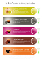 HiBREW Multiple Capsule Coffee Machine, Hot/Cold Dolce Gusto Milk Nespresso Capsule ESE Pod Ground Coffee Cafeteria 20Bar 5 in 1 - VibraStore