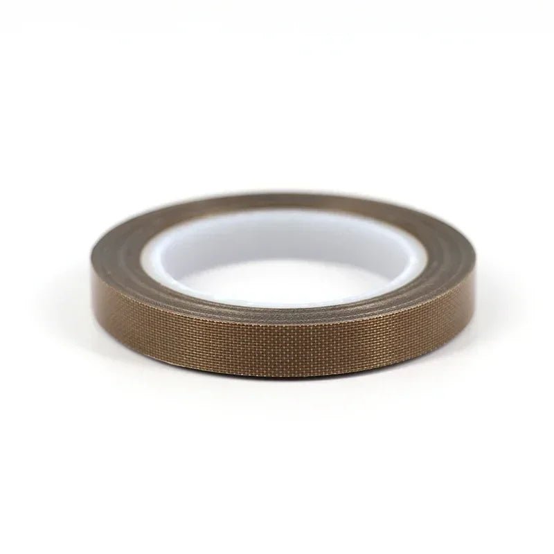 High Temperature PTFE Coated Fabric Cloth Tape 5~100mm 0.13/0.18mm Adhesive Electrical Insulation Tape for Vacuum Sealer Machine - VibraStore