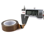 High Temperature PTFE Coated Fabric Cloth Tape 5~100mm 0.13/0.18mm Adhesive Electrical Insulation Tape for Vacuum Sealer Machine - VibraStore