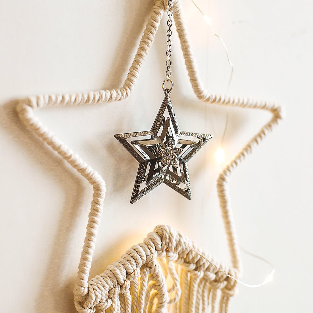 Homestay Style Wall Decoration Pendants Stars And Moon Creative Ornaments - VibraStore