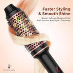 Hot - Air Brushes Thermal Brush 1.5 Inch Curling Iron Volumizing Brush - VibraStore