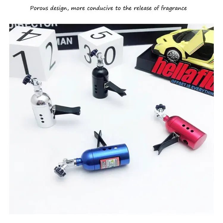 Hot Sale Car Air Freshener NOS Nitrogen Bottle Air Vent Aromatherapy Auto Aroma Outle Perfume Flavoring Fragrances Accessories - VibraStore