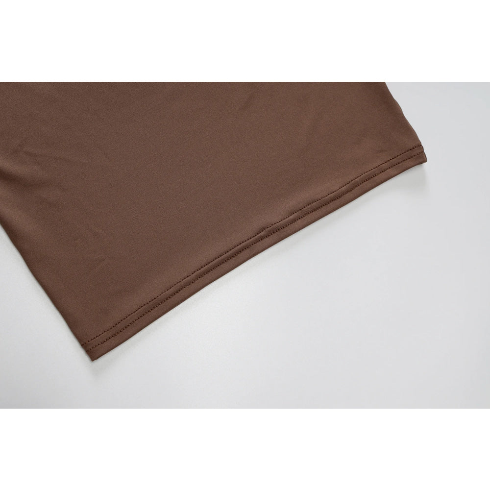 Hugcitar - Conjunto elegante de 2 uds para mujer, camiseta sin mangas Sexy sin tirantes, Top corto, falda Maxi, ropa informal de verano para mujer, Festival de fiesta 2025 - VibraStore