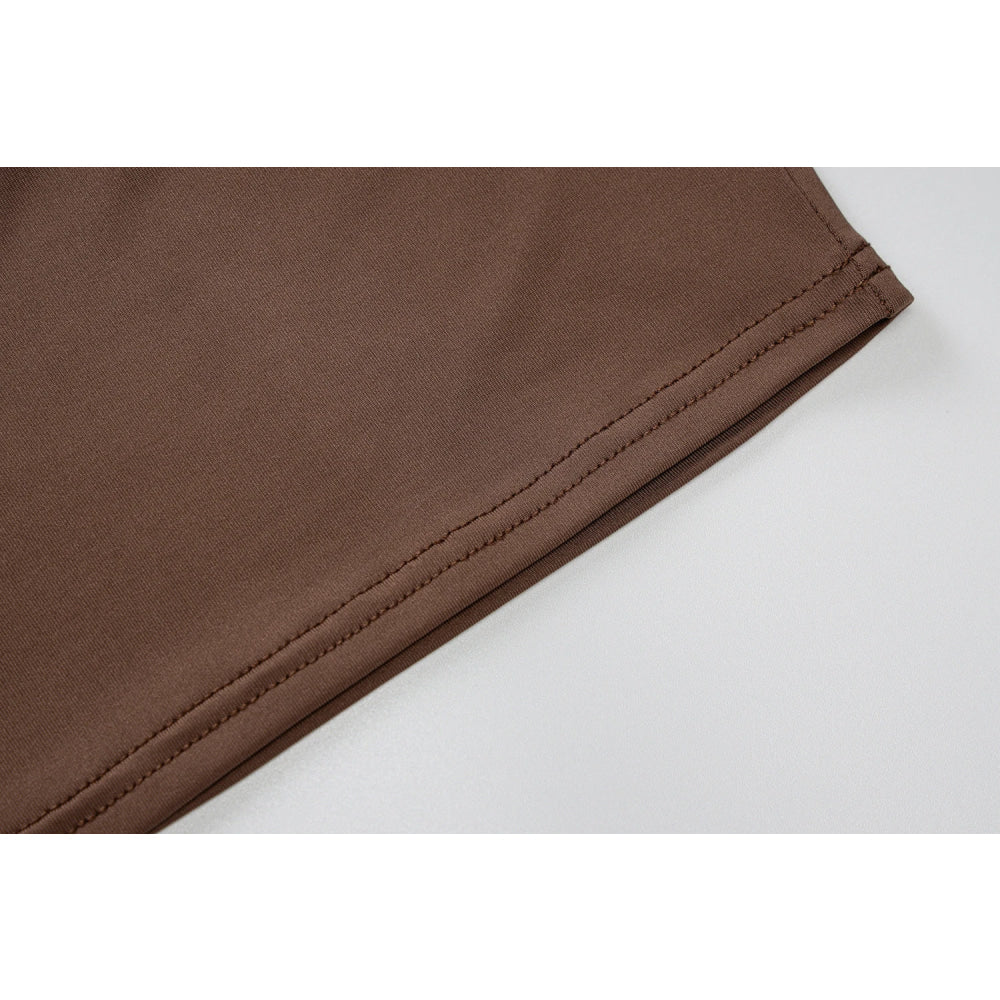 Hugcitar - Conjunto elegante de 2 uds para mujer, camiseta sin mangas Sexy sin tirantes, Top corto, falda Maxi, ropa informal de verano para mujer, Festival de fiesta 2025 - VibraStore