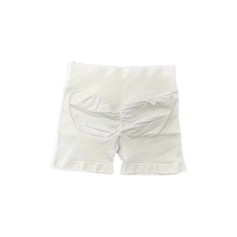 Impact Shorts with Logo Women Seamless Yoga Shorts Scrunch Bum Gym Shorts Workout Biker Short Fitness - VibraStore