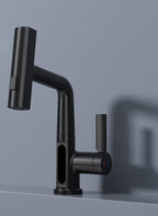 Intelligent Digital Display Faucet Pull - out Basin Faucet Temperature Digital Display Rotation - VibraStore