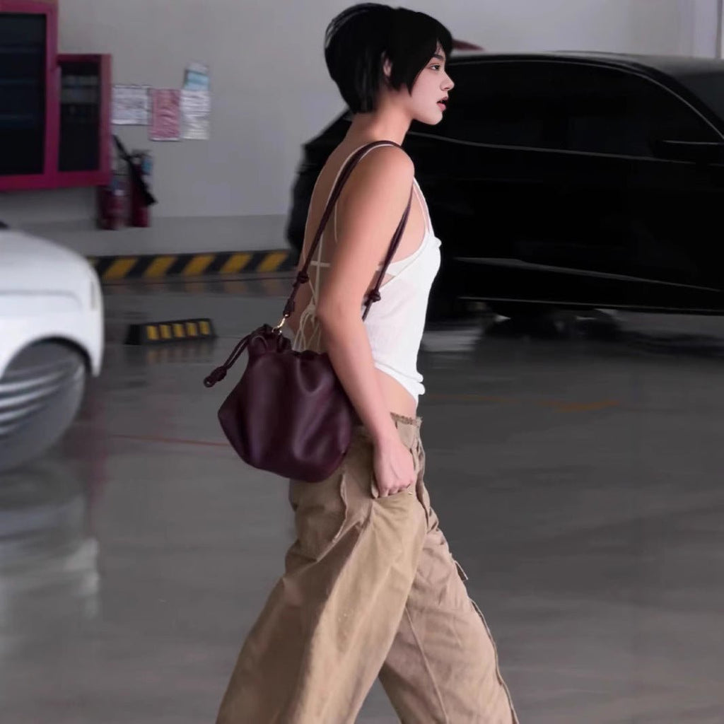 Irregular Fitted Camisole Two - Piece Set For Women - VibraStore