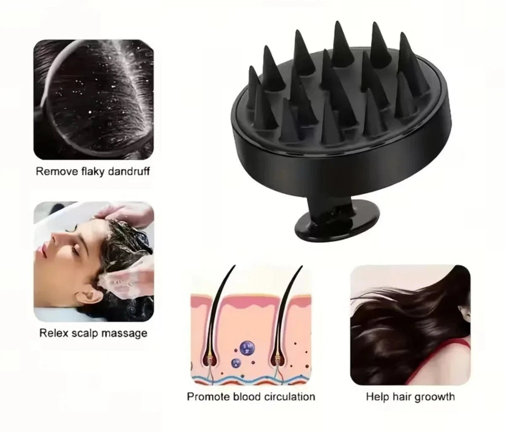 Juego de 4 Uds. De cepillo exfoliante suave de silicona para el cuerpo - VibraStore