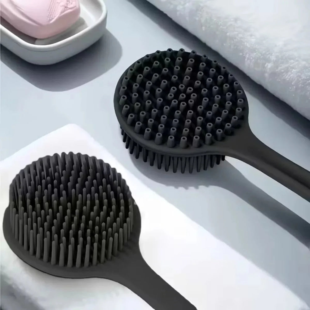 Juego de 4 Uds. De cepillo exfoliante suave de silicona para el cuerpo - VibraStore