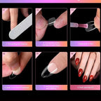 Juego de uñas postizas redondas largas en forma de almendra de 120 piezas, puntas de uñas de gel semimate prefabricadas, adecuadas para uñas postizas acrílicas de cobertura completa, salón de bricolaje en el hogar, 12 ta - VibraStore