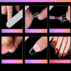 Juego de uñas postizas redondas largas en forma de almendra de 120 piezas, puntas de uñas de gel semimate prefabricadas, adecuadas para uñas postizas acrílicas de cobertura completa, salón de bricolaje en el hogar, 12 ta - VibraStore