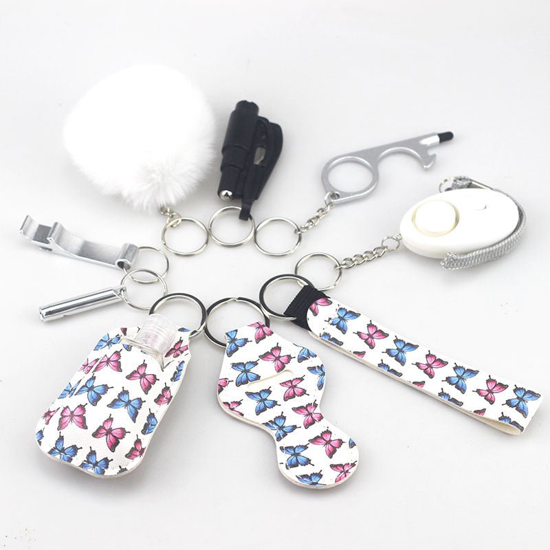 Keychain Accessory Bottles Convenient Printing - VibraStore
